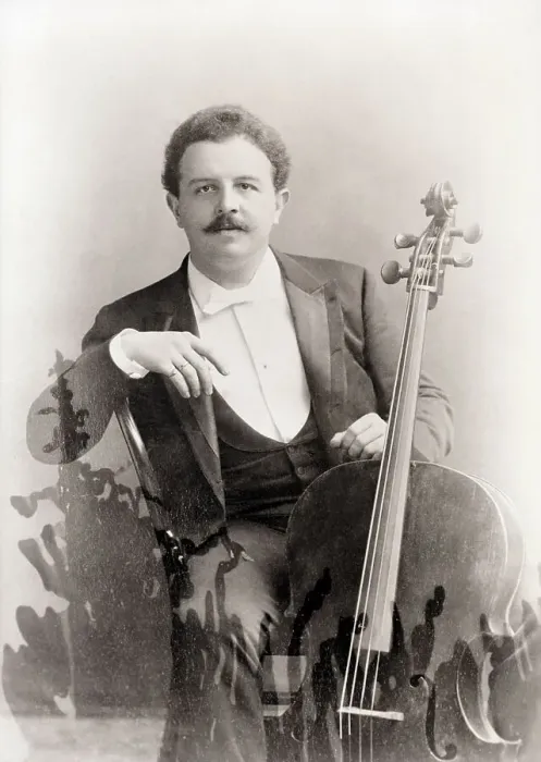 Framed Print : Closeup Victor Herbert Holding Cello Framed Print : Closeup Victor Herbert Holding Cello