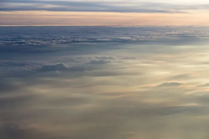 Framed Print : Cloud formations in the evening light, Germany Framed Print : Cloud formations in the evening light, Germany