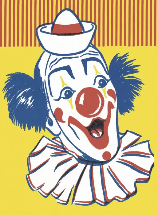 Framed Print : Clown Face Framed Print : Clown Face