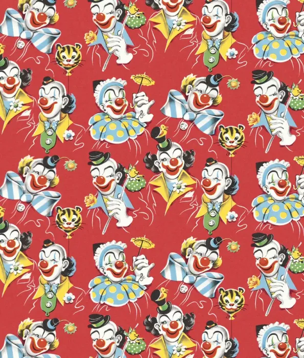 Framed Print : Clown Pattern Framed Print : Clown Pattern