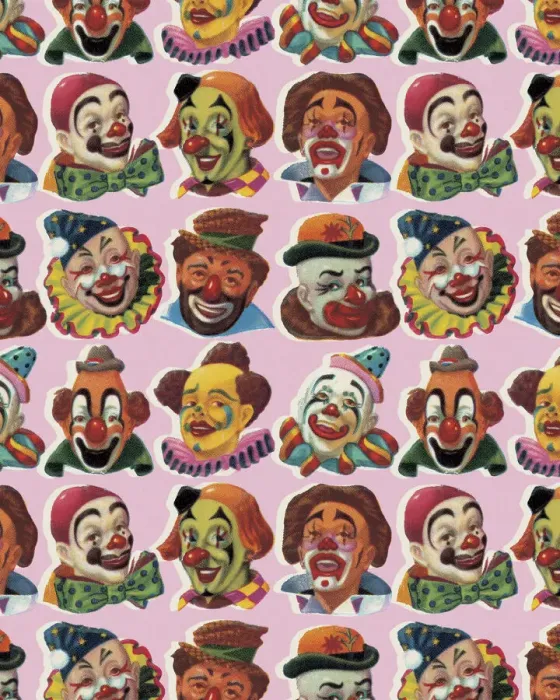Framed Print : Clown Pattern Framed Print : Clown Pattern