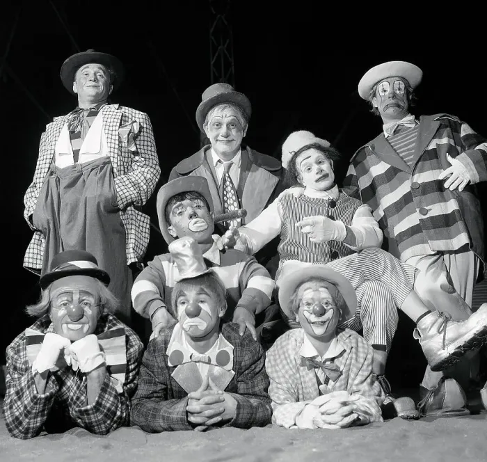 Framed Print : Clowns from the German International Circus Heros Framed Print : Clowns from the German International Circus Heros