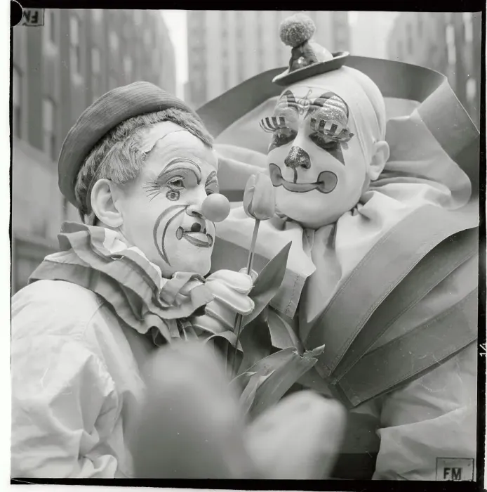 Framed Print : Clowns in Full Makeup Framed Print : Clowns in Full Makeup