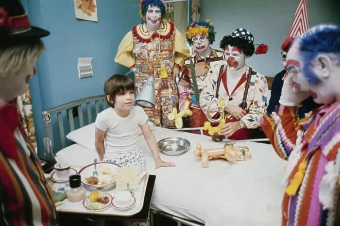 Framed Print : Clowns Visit Mercy Hospital, Pittsburgh Framed Print : Clowns Visit Mercy Hospital, Pittsburgh