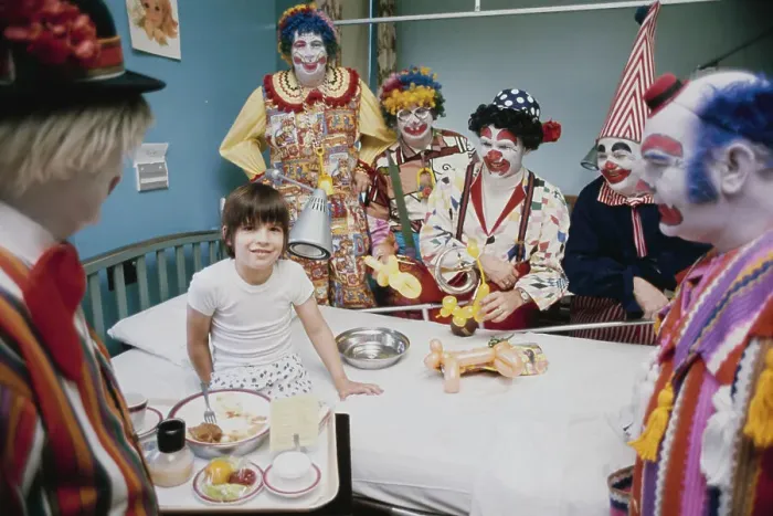 Framed Print : Clowns Visit Mercy Hospital, Pittsburgh Framed Print : Clowns Visit Mercy Hospital, Pittsburgh