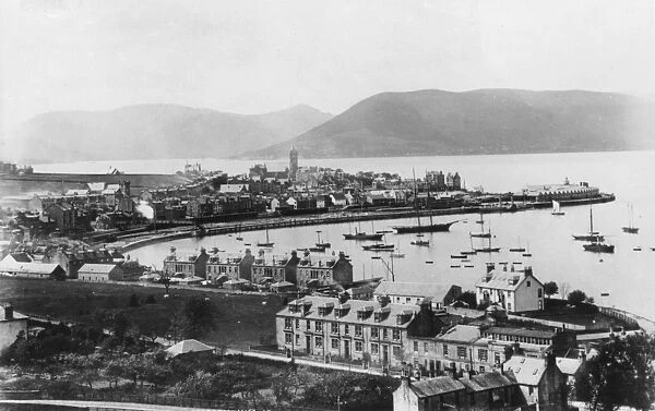 The Clyde. The River Clyde at Gourock, Renfrew, circa 1910