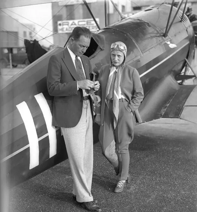 Framed Print : Clyde Fangborn and Margey Doig Before Race Framed Print : Clyde Fangborn and Margey Doig Before Race