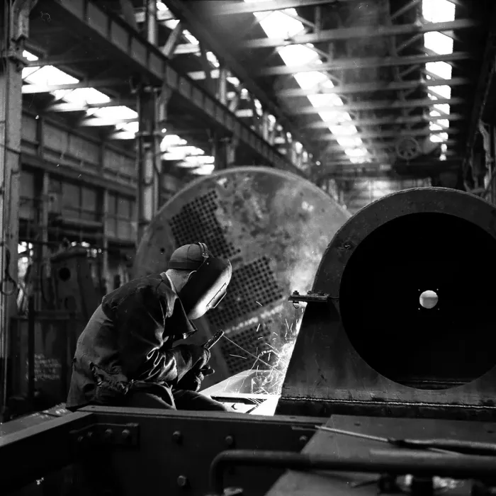 Framed Print : Clydeside Factory Framed Print : Clydeside Factory