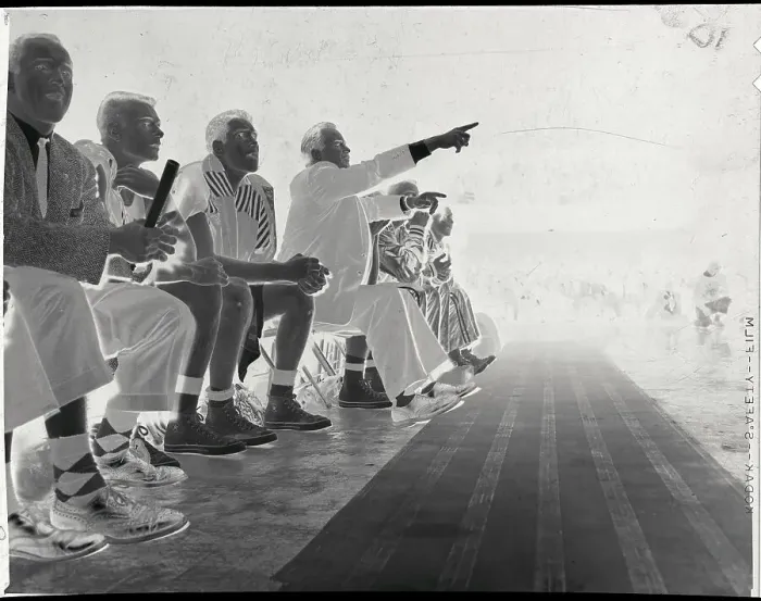 Framed Print : Coach Forddy Anderson Gesturing to Players