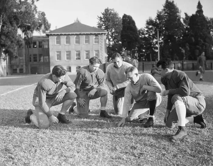 Framed Print : Coach Howard Jones Preparing Players Framed Print : Coach Howard Jones Preparing Players