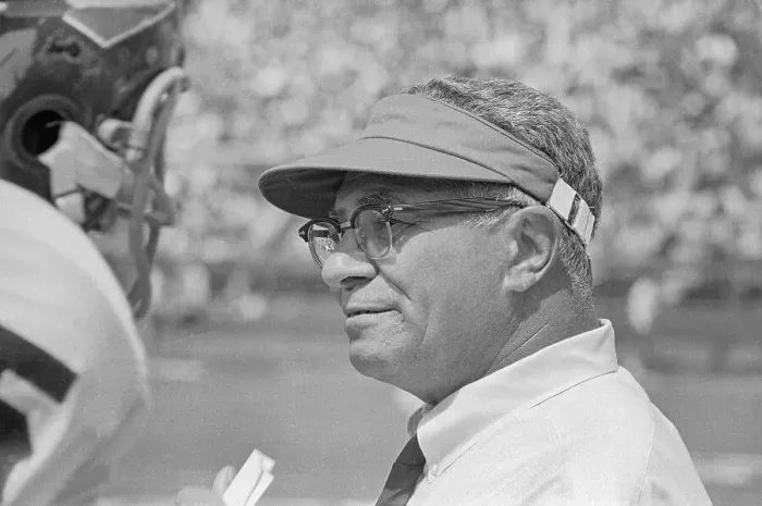 Framed Print : Coach Vince Lombardi and Sonny Jurgensen Framed Print : Coach Vince Lombardi and Sonny Jurgensen