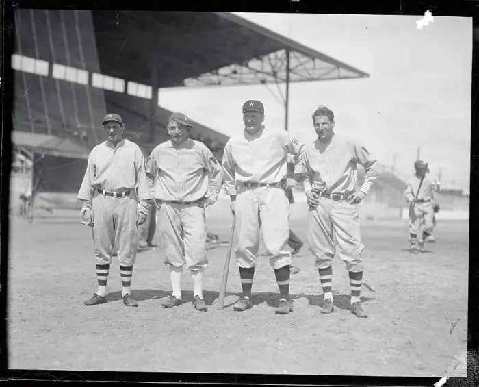 Framed Print : Coaches and Manager of Washington Senators Framed Print : Coaches and Manager of Washington Senators