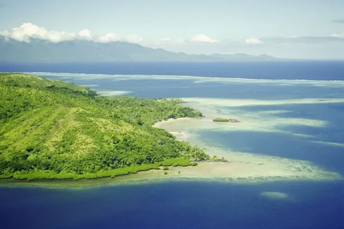 Framed Print : Coast, Color Image, Day, Fiji, Generic Location, High Angle View, Horizontal Framed Print : Coast, Color Image, Day, Fiji, Generic Location, High Angle View, Horizontal