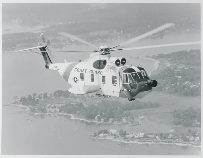 Framed Print : US Coast Guard Helicopter in Flight Framed Print : US Coast Guard Helicopter in Flight