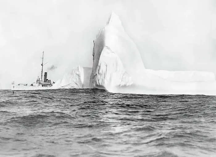 Framed Print : Coast Guard Tracks Icebergs