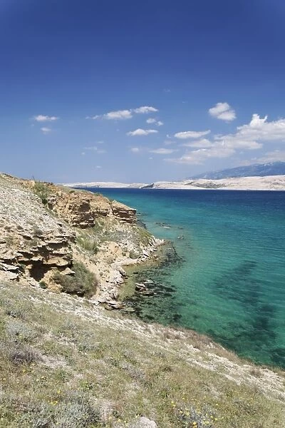 Coast, Pag island, Zadar, Croatia, Dalmatia, Europe