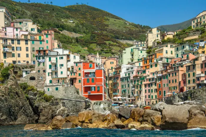 Framed Print : Coast of Riomaggiore, Province of La Spezia