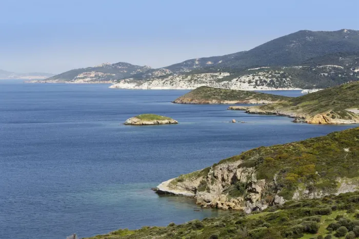 Framed Print : Coastline between Foca and Yenifoca, Foca, Izmir Province, Aegean Region, Turkey Framed Print : Coastline between Foca and Yenifoca, Foca, Izmir Province, Aegean Region, Turkey