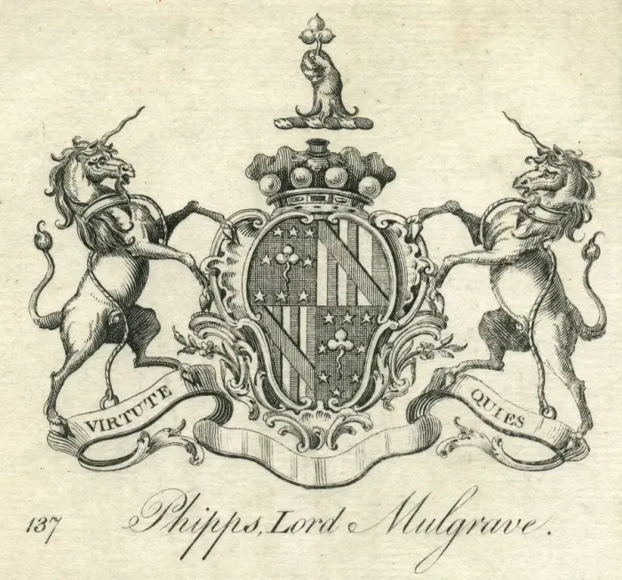 Framed Print : Coat of arms Phipps Lord Mulgrave Framed Print : Coat of arms Phipps Lord Mulgrave