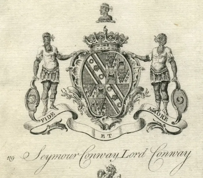 Framed Print : Coat of Arms Seymour Lord Conway Framed Print : Coat of Arms Seymour Lord Conway
