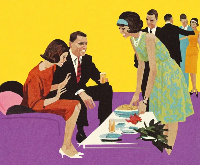 Framed Print : Cocktail Party Framed Print : Cocktail Party
