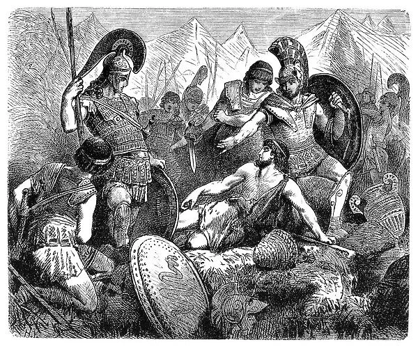 Codrus of Athens dies during battle with Dorians