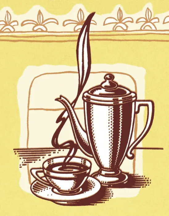 Framed Print : Coffee or Tea Set Framed Print : Coffee or Tea Set