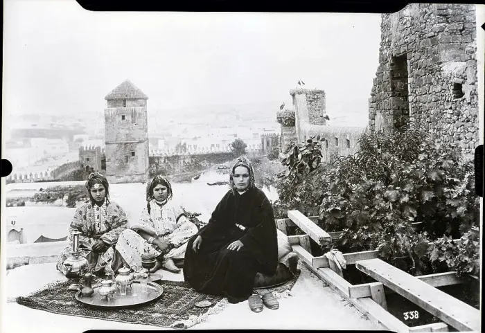 Framed Print : Coffee On The Terrace Of Oudayas Framed Print : Coffee On The Terrace Of Oudayas