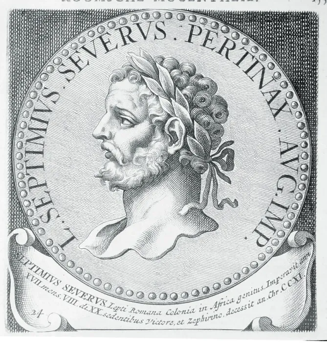 Framed Print : Coin Showing Septimius Severus Framed Print : Coin Showing Septimius Severus