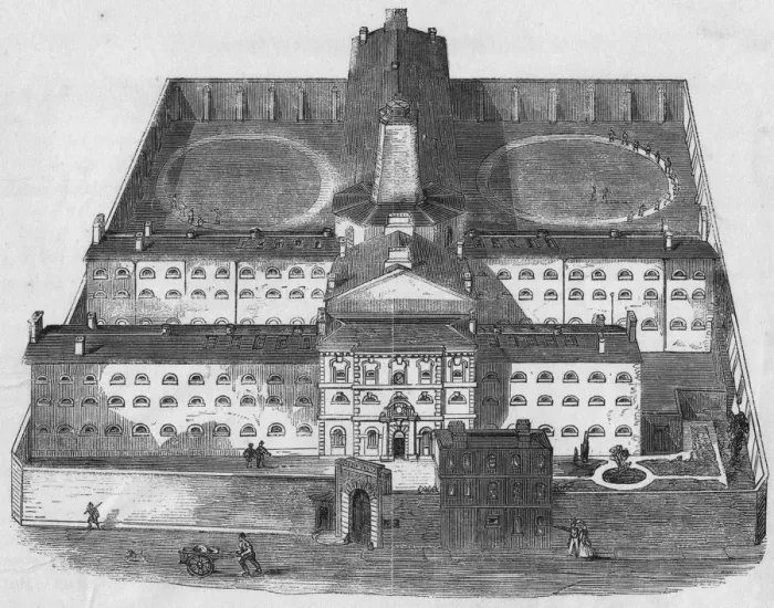 Framed Print : Coldbath Fields Prison Framed Print : Coldbath Fields Prison