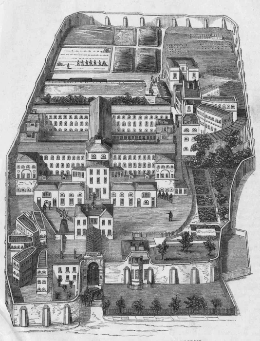 Framed Print : Coldbath Fields Prison Framed Print : Coldbath Fields Prison