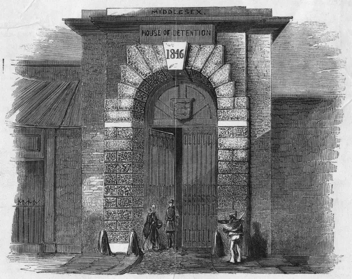 Framed Print : Coldbath Fields Prison Framed Print : Coldbath Fields Prison