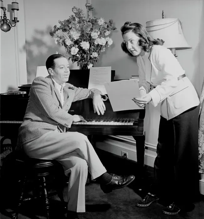 Framed Print : Cole Porter And Ethel Merman Framed Print : Cole Porter And Ethel Merman