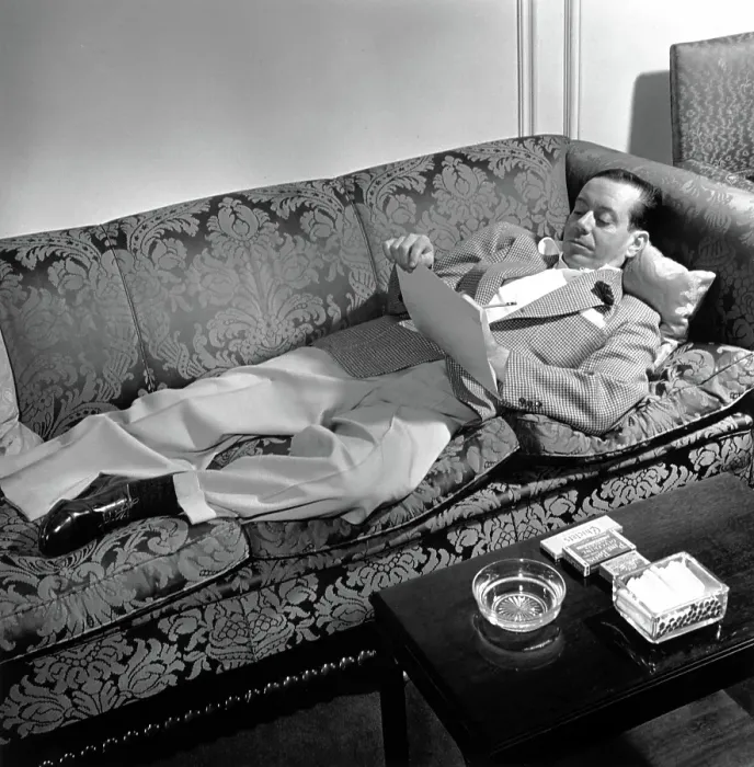 Framed Print : Cole Porter At Home Framed Print : Cole Porter At Home