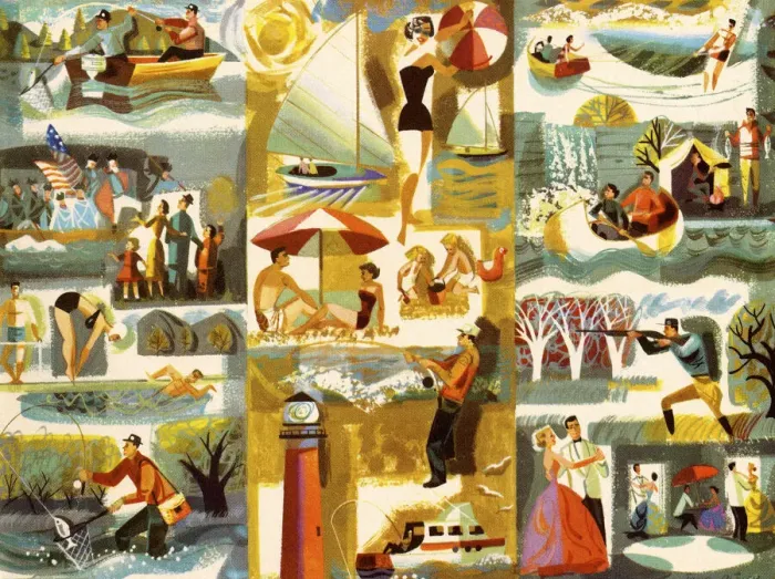 Framed Print : Collage of Activities Framed Print : Collage of Activities