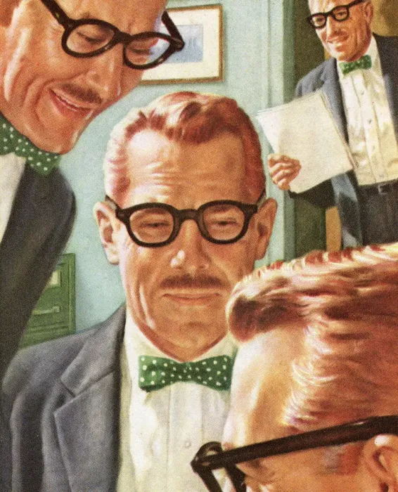 Framed Print : Collage of Man Wearing Glasses Framed Print : Collage of Man Wearing Glasses