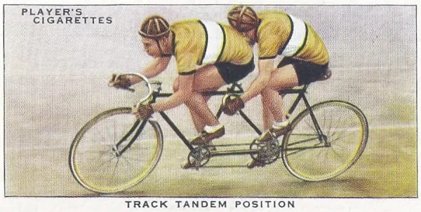cycling cigarette cards Prints of Collectible cigarette card, Cycling series, 1939