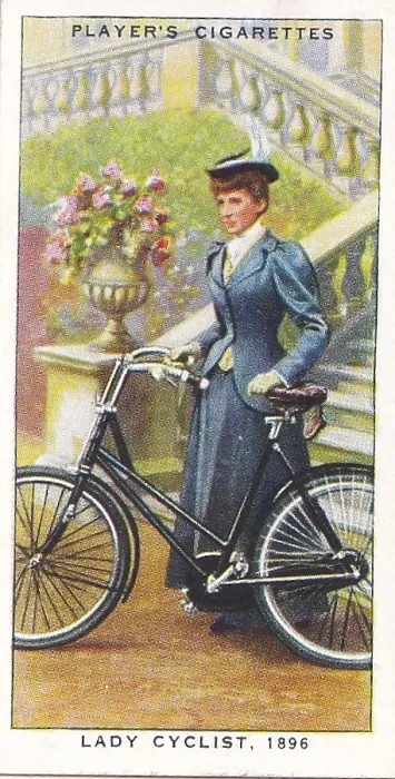 Framed Print : Collectible cigarette card, Cycling series, 1939 Framed Print : Collectible cigarette card, Cycling series, 1939