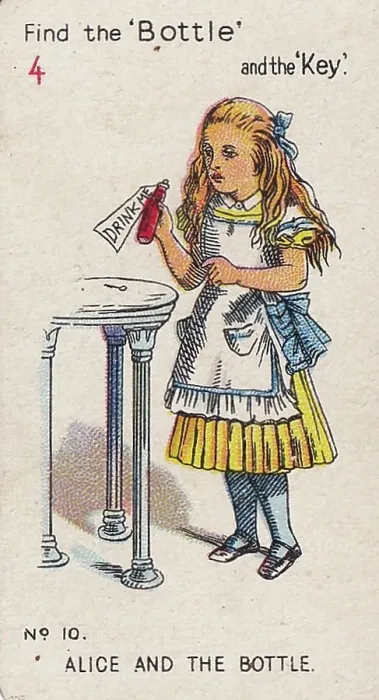 Framed Print : Collectible tobacco card, Alice in Wonderland set, Carreras Cigarettes tobacco card, 1930