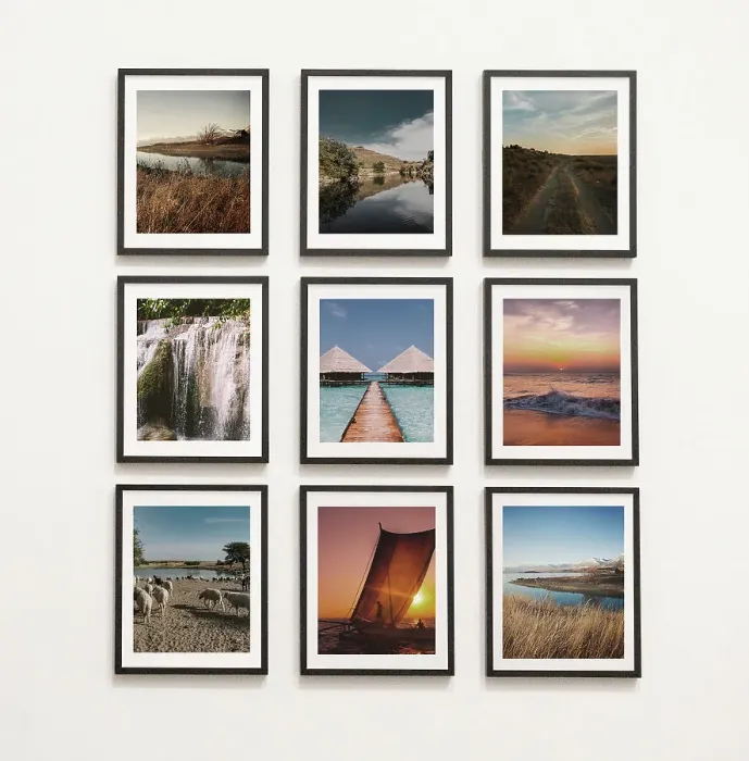 Framed Print : Collection of art pieces on the wall Framed Print : Collection of art pieces on the wall