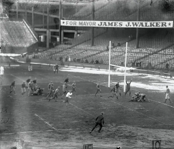 Framed Print : College Football Game in Progress Framed Print : College Football Game in Progress