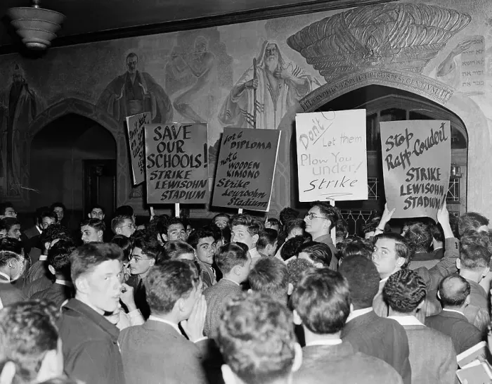 Framed Print : College Protest Framed Print : College Protest