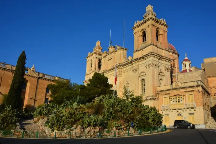 Framed Print : Collegiate Church of St Lawrence Malta Framed Print : Collegiate Church of St Lawrence Malta