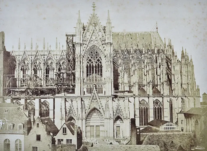 Framed Print : Cologne cathedral, 1856 Framed Print : Cologne cathedral, 1856