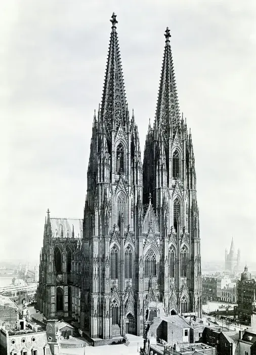 Framed Print : Cologne Cathedral From Northwest Framed Print : Cologne Cathedral From Northwest