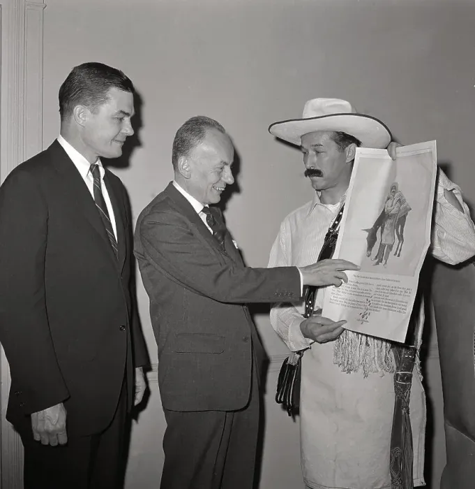 Framed Print : Colombian President Inspecting Coffee Framed Print : Colombian President Inspecting Coffee