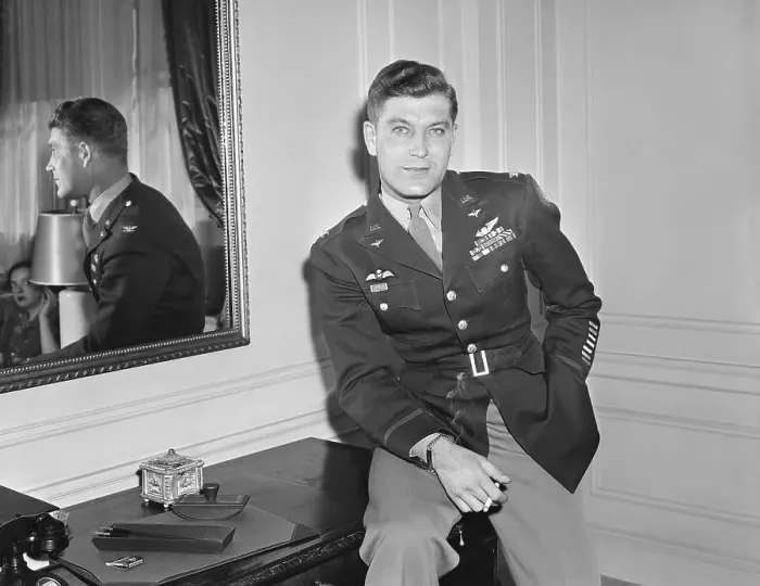 Framed Print : Colonel Donald J.M. Blakeslee Framed Print : Colonel Donald J.M. Blakeslee