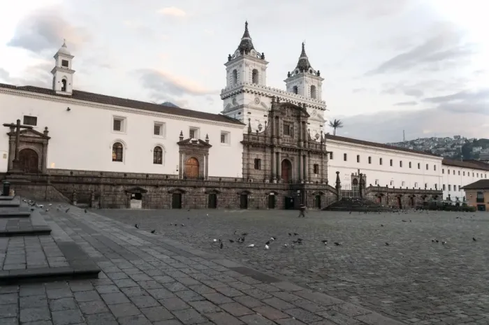 Framed Print : Colonial Architecture of Quito Ecuador Framed Print : Colonial Architecture of Quito Ecuador