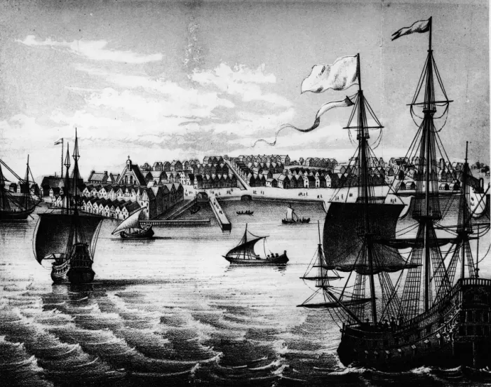 Framed Print : Colonial New York Framed Print : Colonial New York
