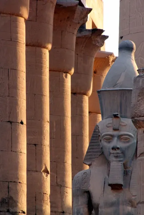 Framed Print : Colonnade of Amenhotep III, Luxor Temple Framed Print : Colonnade of Amenhotep III, Luxor Temple